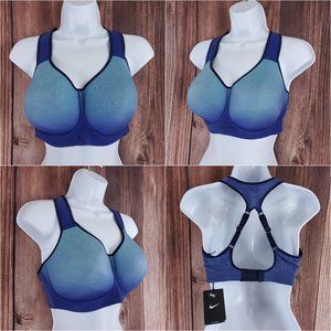 Nike Blue and Black Sports Bra